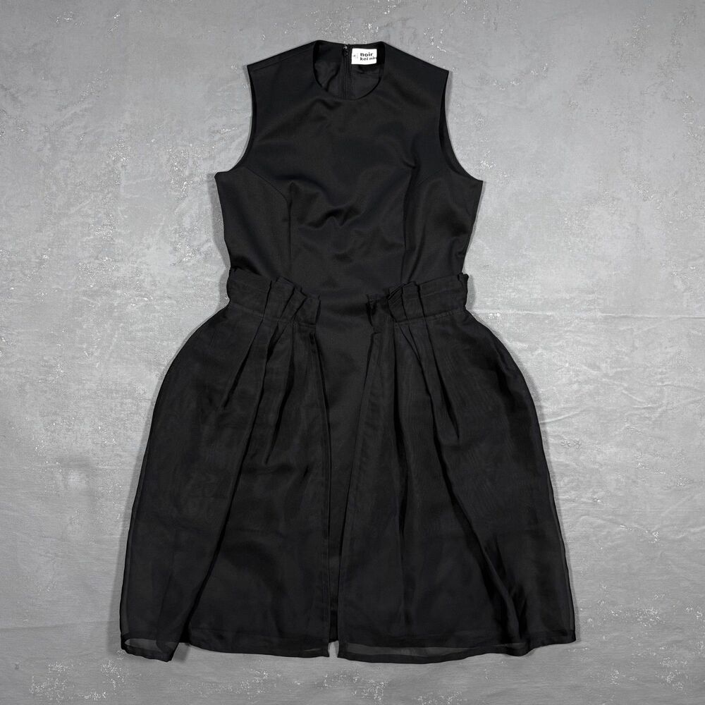 Noir Kei Ninomiya 2016 Twill Ruffle Dress Women's Small